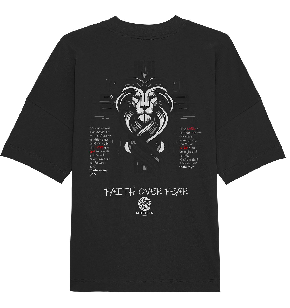 Faith over Fear  - Organic Oversize Shirt