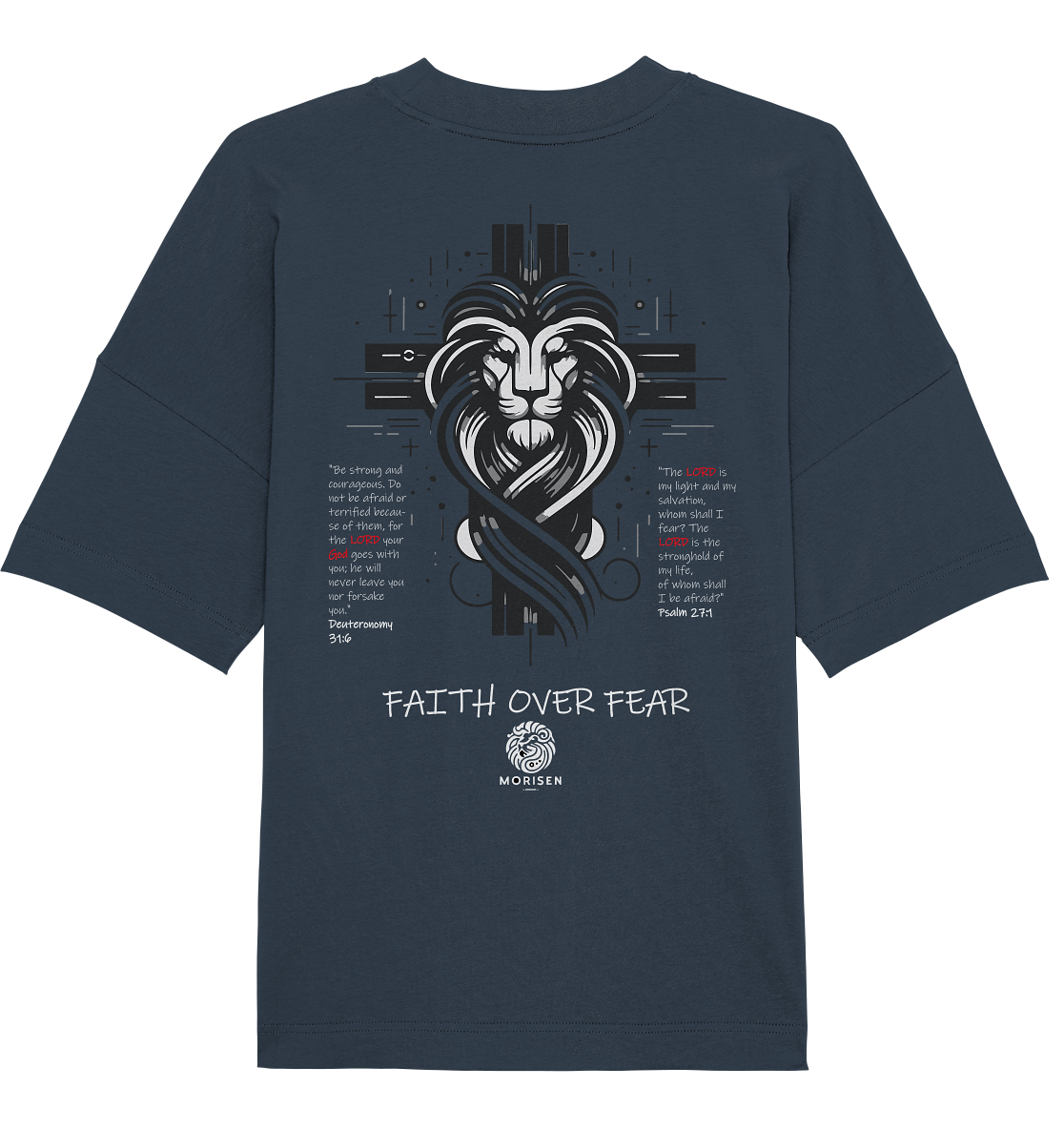 Faith over Fear  - Organic Oversize Shirt