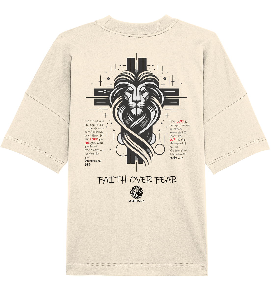 Faith over Fear  - Organic Oversize Shirt